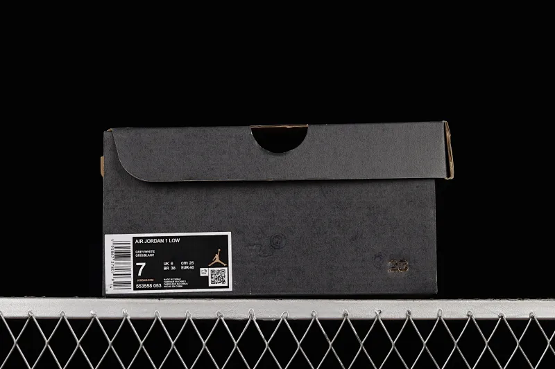 All categories Air Jordan Jordan series basketball shoes Air Jordan 1 Low Air Jordan 1 Low "Vintage Grey" AJ Joe 1 white gray 553558-053